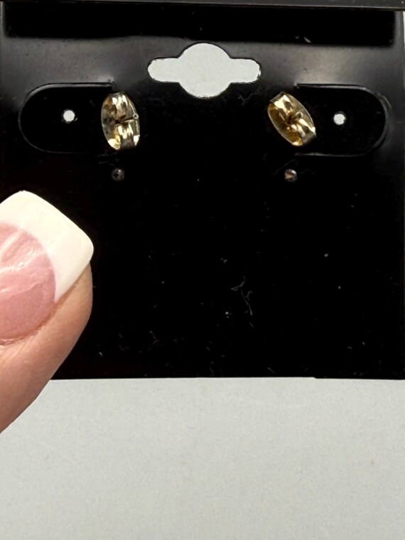 Red hat dangle pierced earrings - image 2