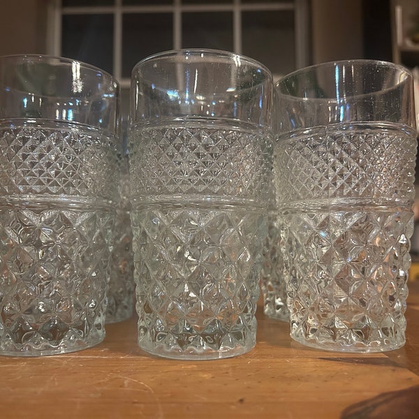 Wexford flat tumblers by Anchor Hocking