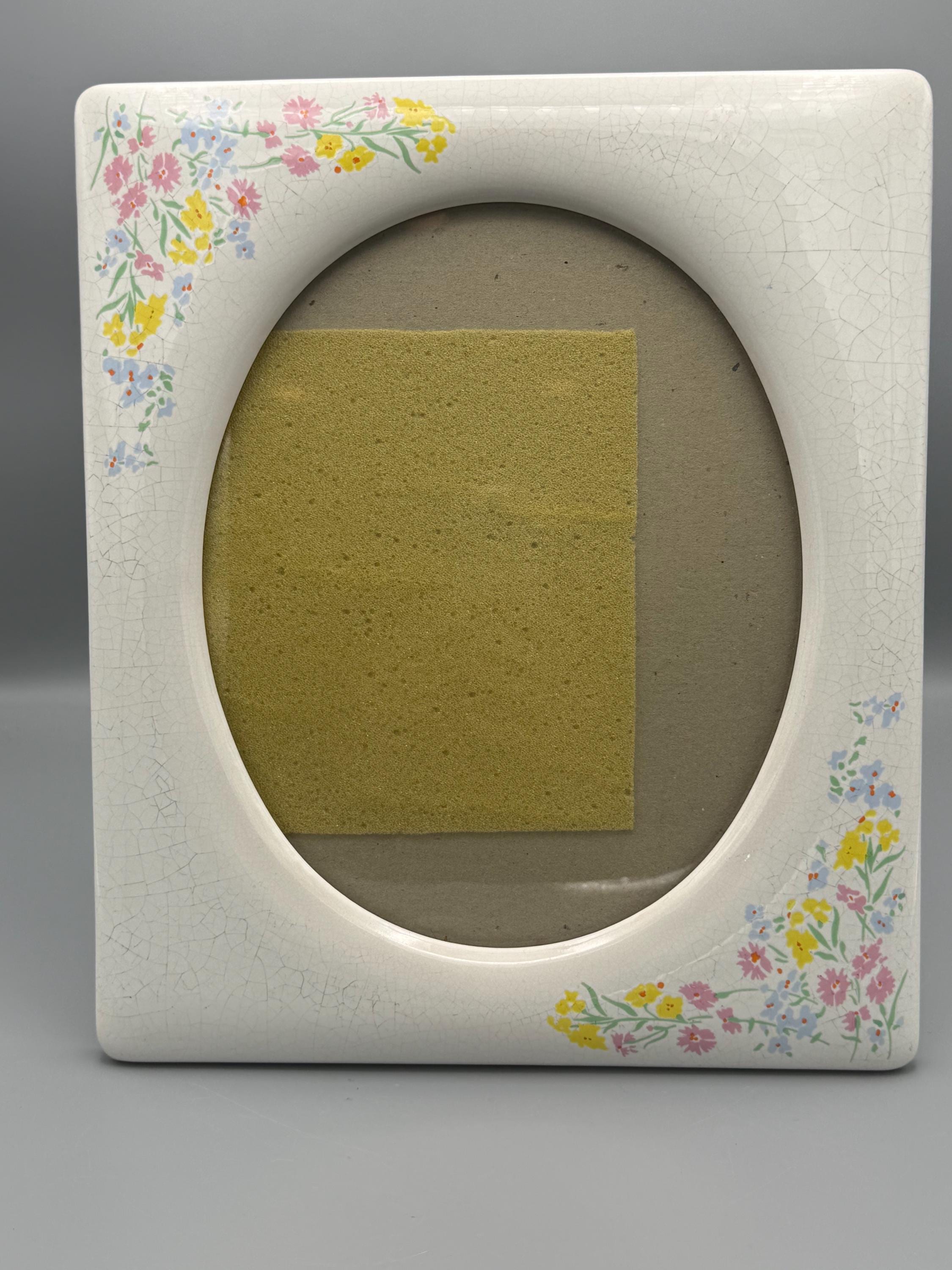 Vintage Ceramic Picture Frame - Etsy