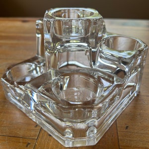 Partylite crystal castle 5 level tea light candle holder