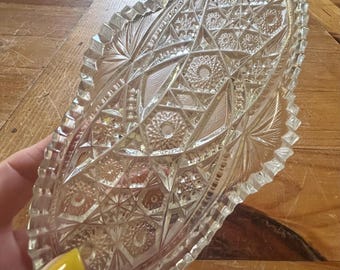 1920’s EAPG ornate celery/veggie dish