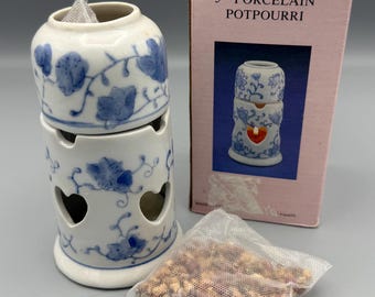 Vintage porcelain potpourri burner
