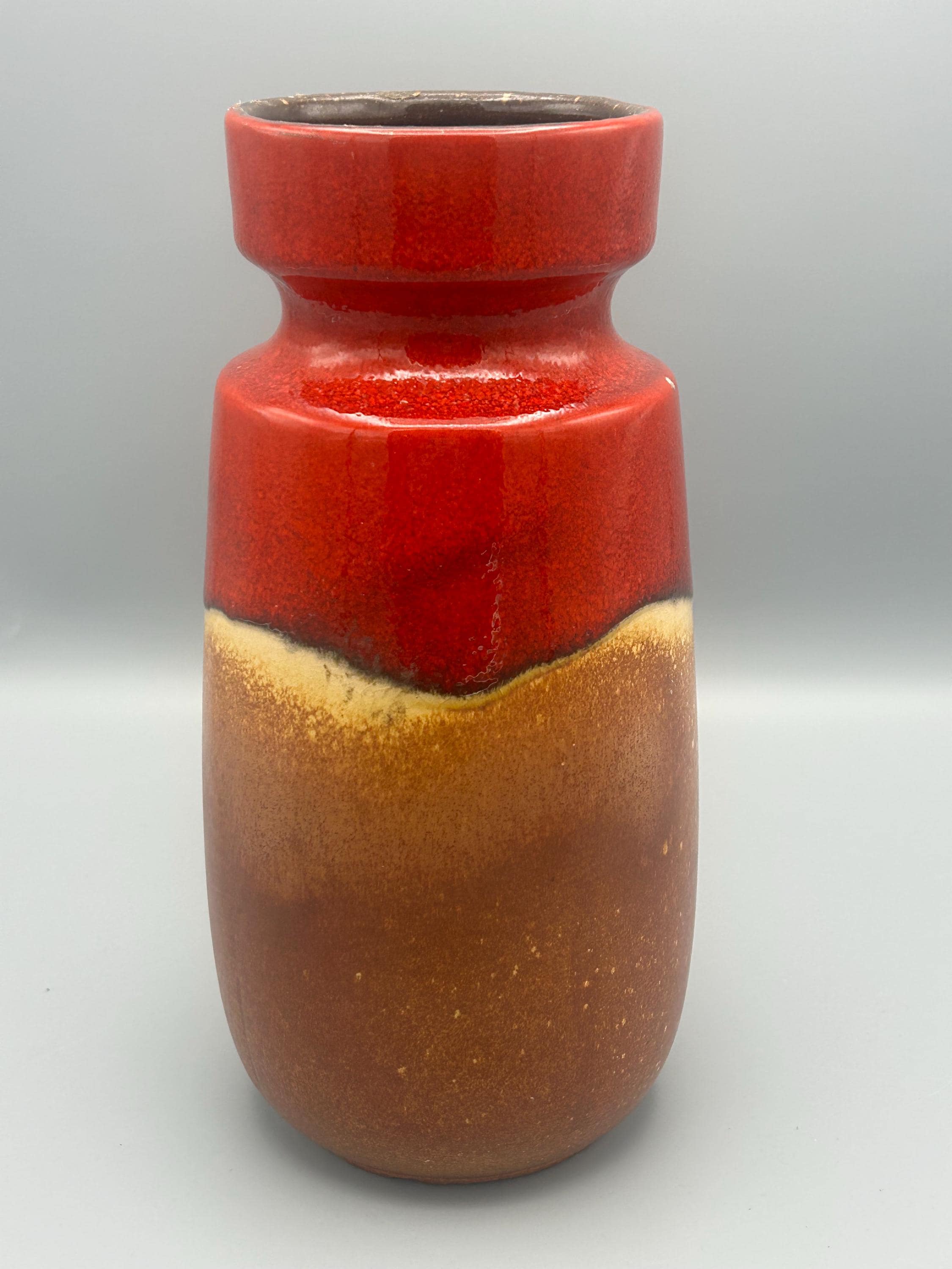 West Germany Fat Lava 花瓶　(242-22) West Germany Fat Lava 花瓶 (242-22) Vintage West German