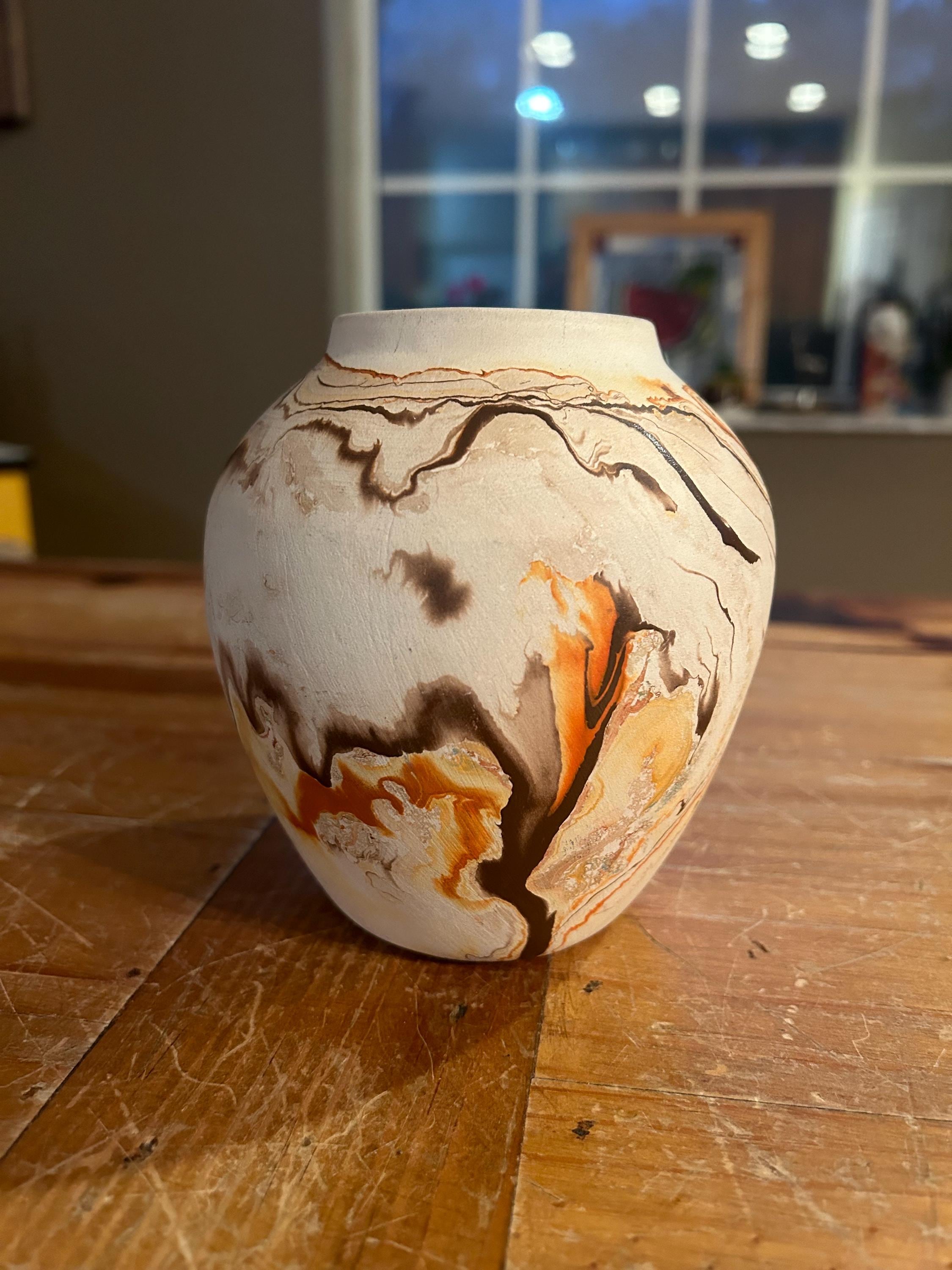 花瓶・フラワースタンド Nemadji pottery vase 花瓶・フラワースタンド Nemadji pottery vase VINTAGE】Nemadji