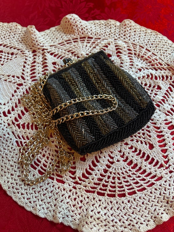 1950’s La Regale vintage beaded purse