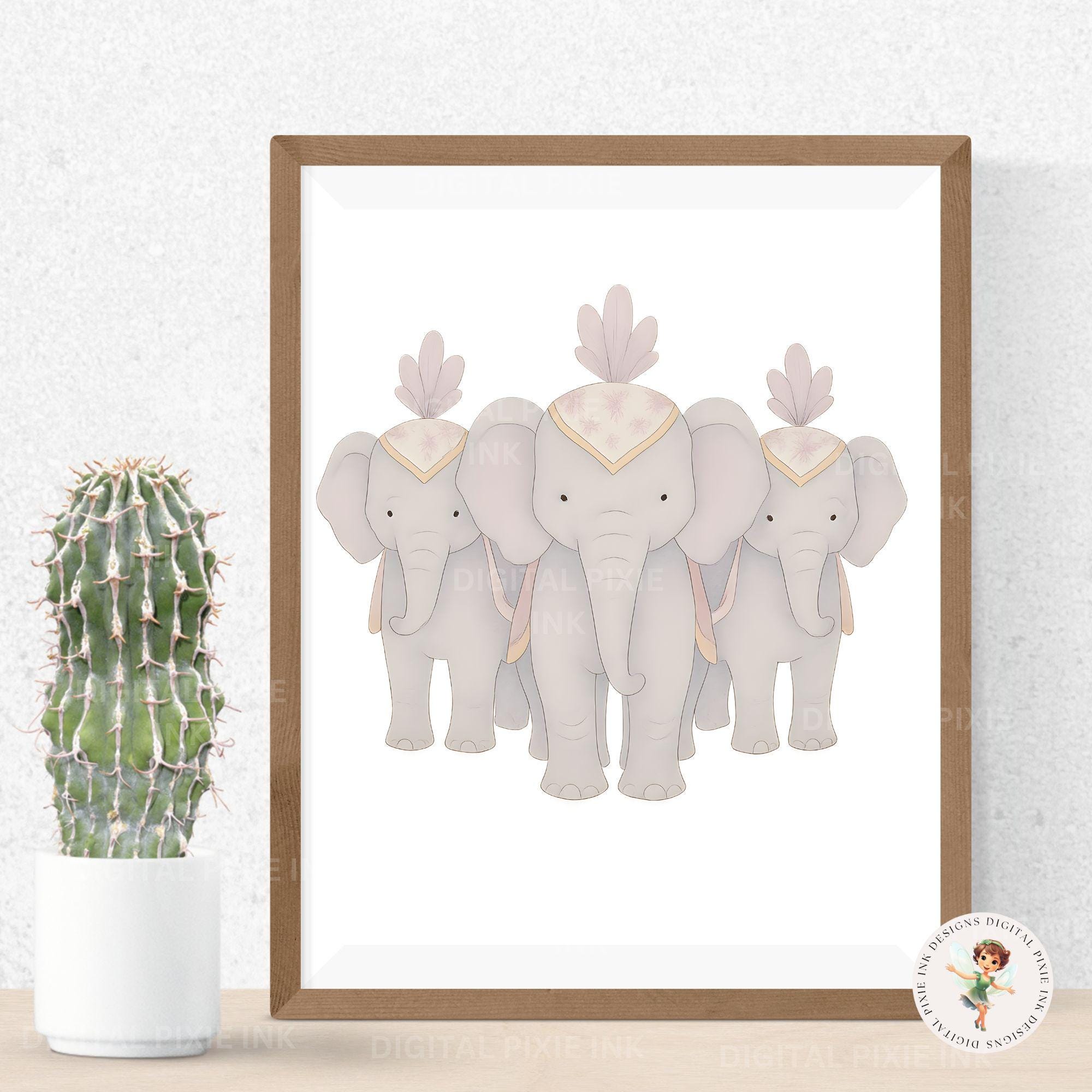 Circus Clipart, Watercolor Animals, Carnival Decor, Nursery Art ...