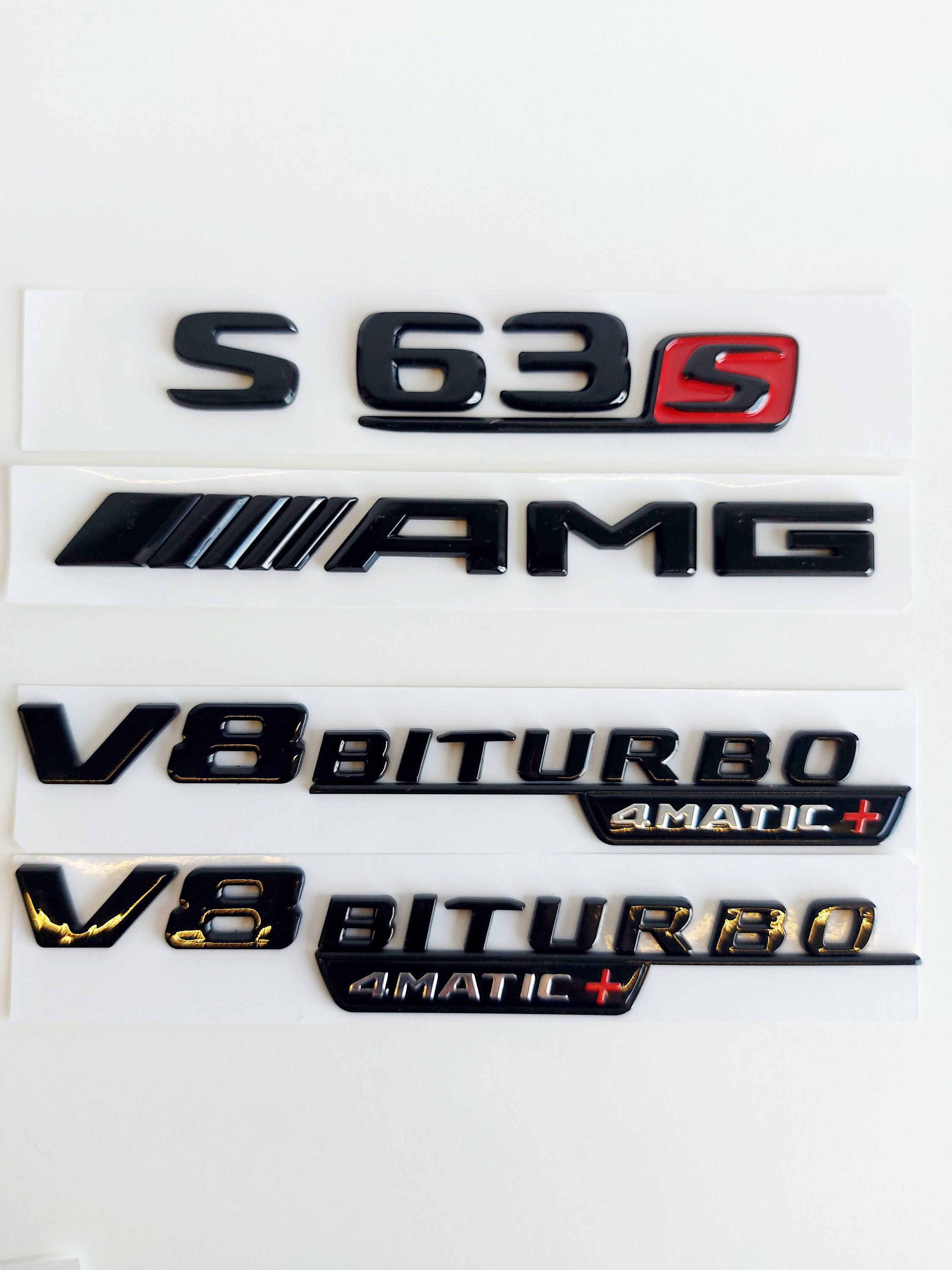 V8 Emblem Zeichen Chrom Schriftzug 3D Logo Auto Aufkleber Tuning Sticker  Metall