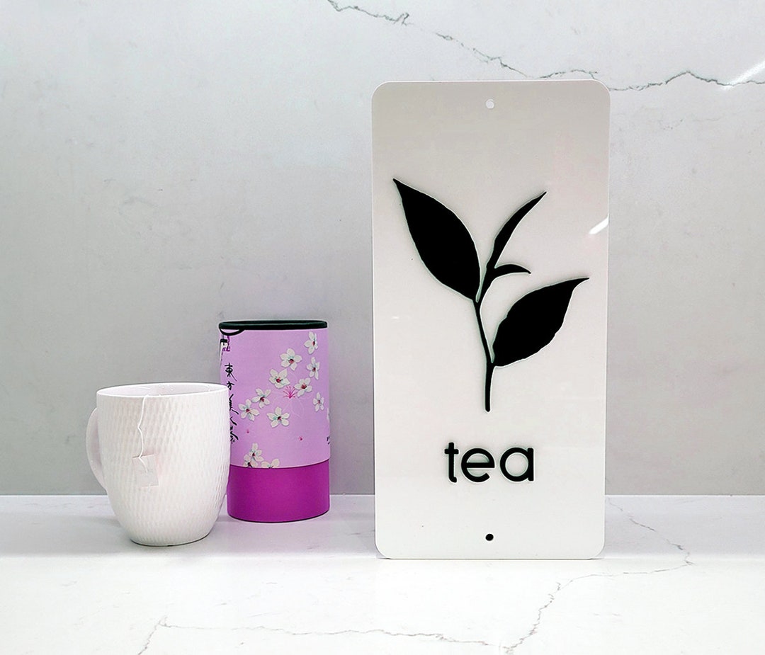 3D Layered “tea” Acrylic Sign, Kitchen Wall Art Décor - Etsy