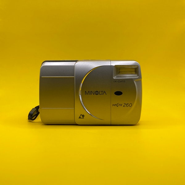 Minolta Vectis 260 Silver APS Film Camera