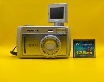 Pentax Optio 33L Silver 3.2MP Digital Camera