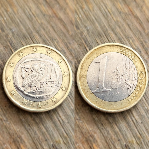 1 Euro Coin Greece 2002 