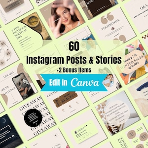 Instagram Templates - Social Media Manager Posts - Instagram Templates for Business - Instagram Engagement Canva – Marketing Templates