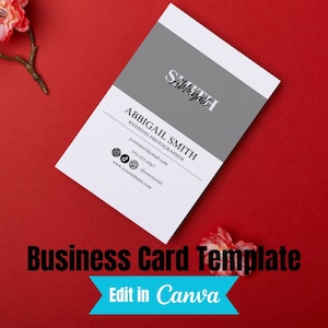 Photographer Business Card Template, Wedding Photography business card design, Photographer Canva, CANVA TEMPLATE, Horizontal Business Card