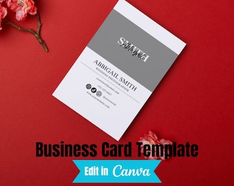 Photographer Business Card Template, Wedding Photography business card design, Photographer Canva, CANVA TEMPLATE, Horizontal Business Card