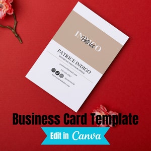 Photographer Business Card Template, Wedding Photography business card design, Photographer Canva, CANVA TEMPLATE, Horizontal Business Card