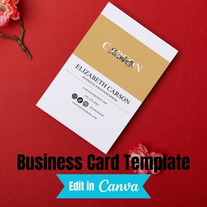 Photographer Business Card Template, Wedding Photography business card design, Photographer Canva, CANVA TEMPLATE, Horizontal Business Card