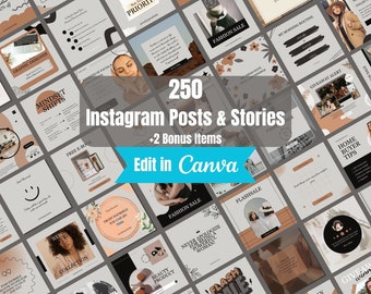 Instagram Templates - Social Media Manager Posts - Instagram Templates for Business - Instagram Engagement Canva – Marketing Templates
