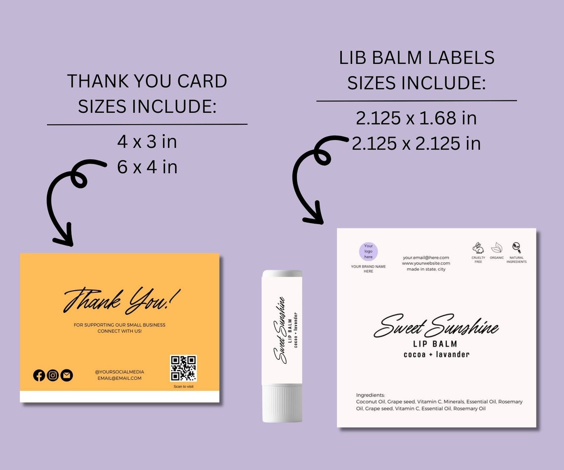 Stylish Cosmetic Product Label Template Canva Product Label Sticker ...
