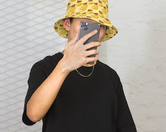 Reversible Rubber Ducky Bucket Hat Festival Ducky Rave Accessories Festival outfit