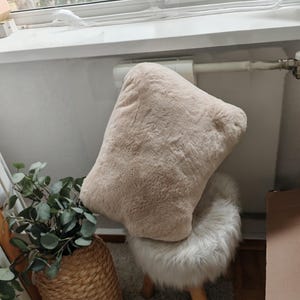 Almohadas de algodón con forma de galleta, tejido de terciopelo, cojines decorativos, almohadas de croissant, regalos para hermanas, decoración de sala de estar
