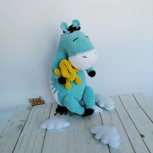 Peluche de cebra hecho a mano: decoración hipoalergénica para habitación infantil