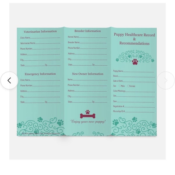 Vaccination Records - Etsy