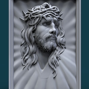 Divine Light 3D model stl Jesus Christ