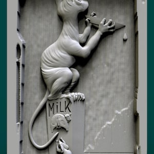 Milk God. 3D model stl for CNC machines and 3D printers.
