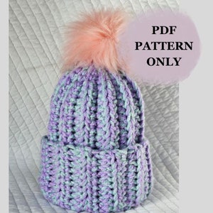 Crochet Newborn Beanie Pattern PDF Download (Newborn Beanie) Beginner Friendly Newborn Beanie