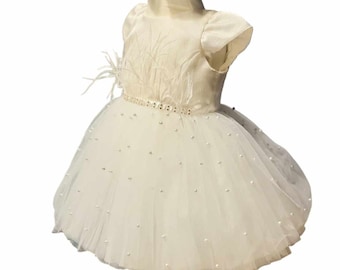 Baby Christening Dress Baby Dress Christening Christening Outfit Party Dress Birthday Set 56 62 0-3 Months 3pcs