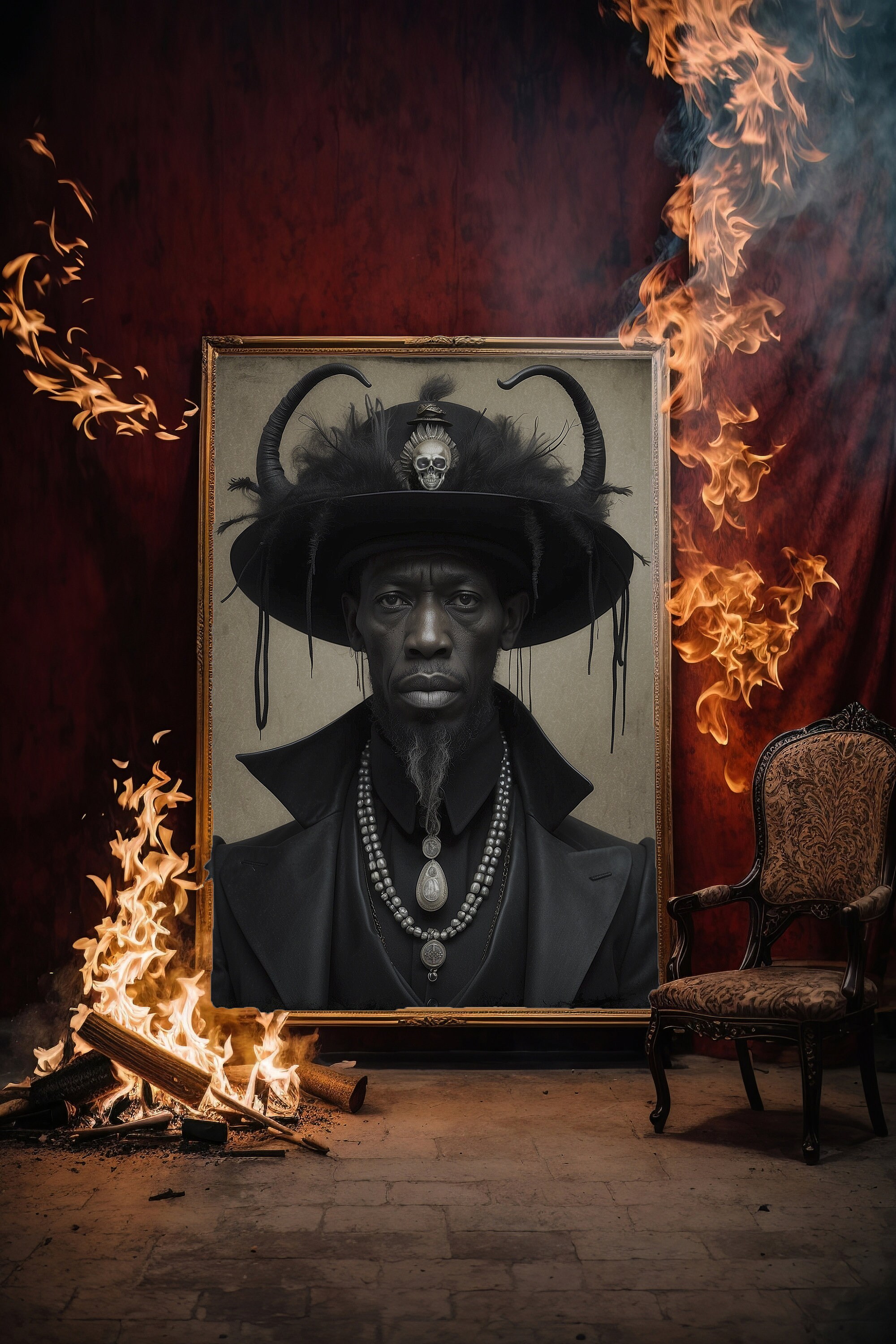 Papà Legba, Instant Download Printable Home Decor Etsy