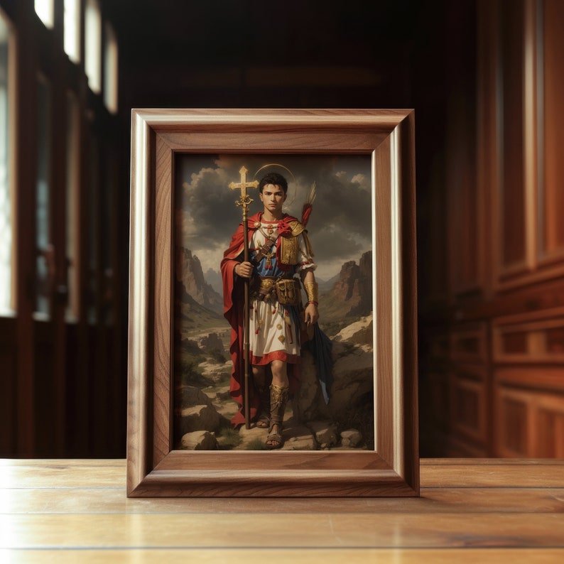 Divine Devotion Saint Expedite Digital Art Download Instant Etsy