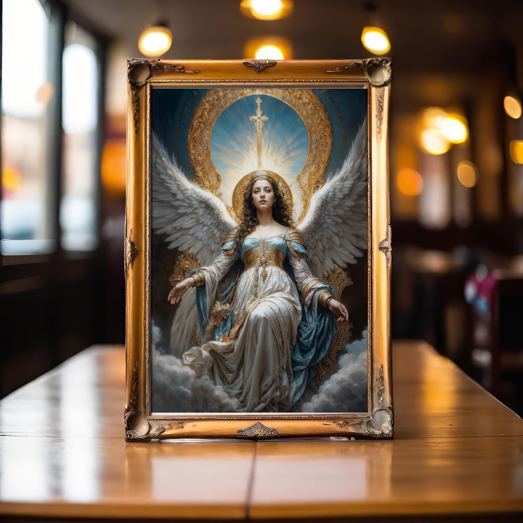 大天使ジョフィエル、ファンタジーイラスト、すぐにダウンロードできる