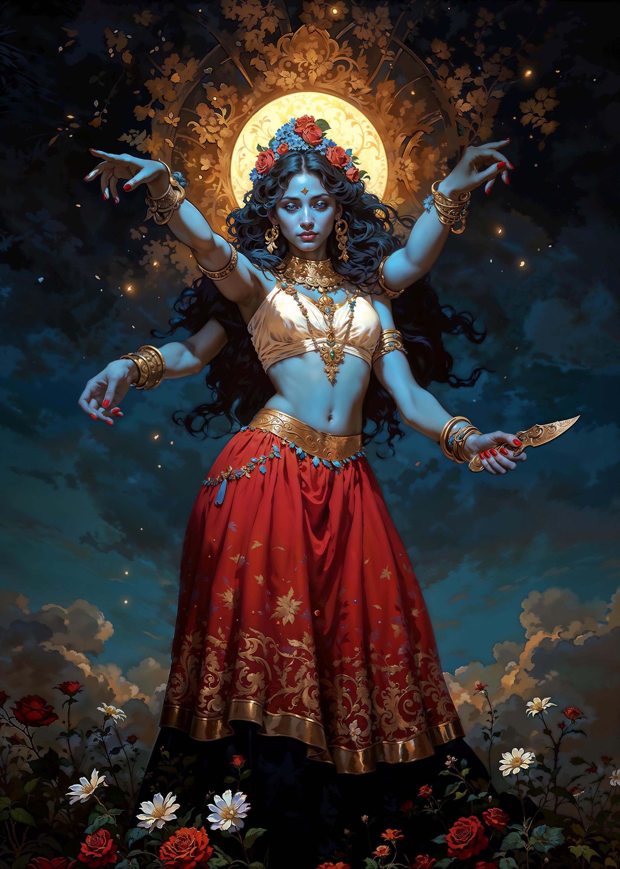 Buy Goddess Kali Maa Art Online In India India