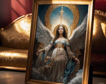 大天使ジョフィエル、ファンタジーイラスト、すぐにダウンロードできる