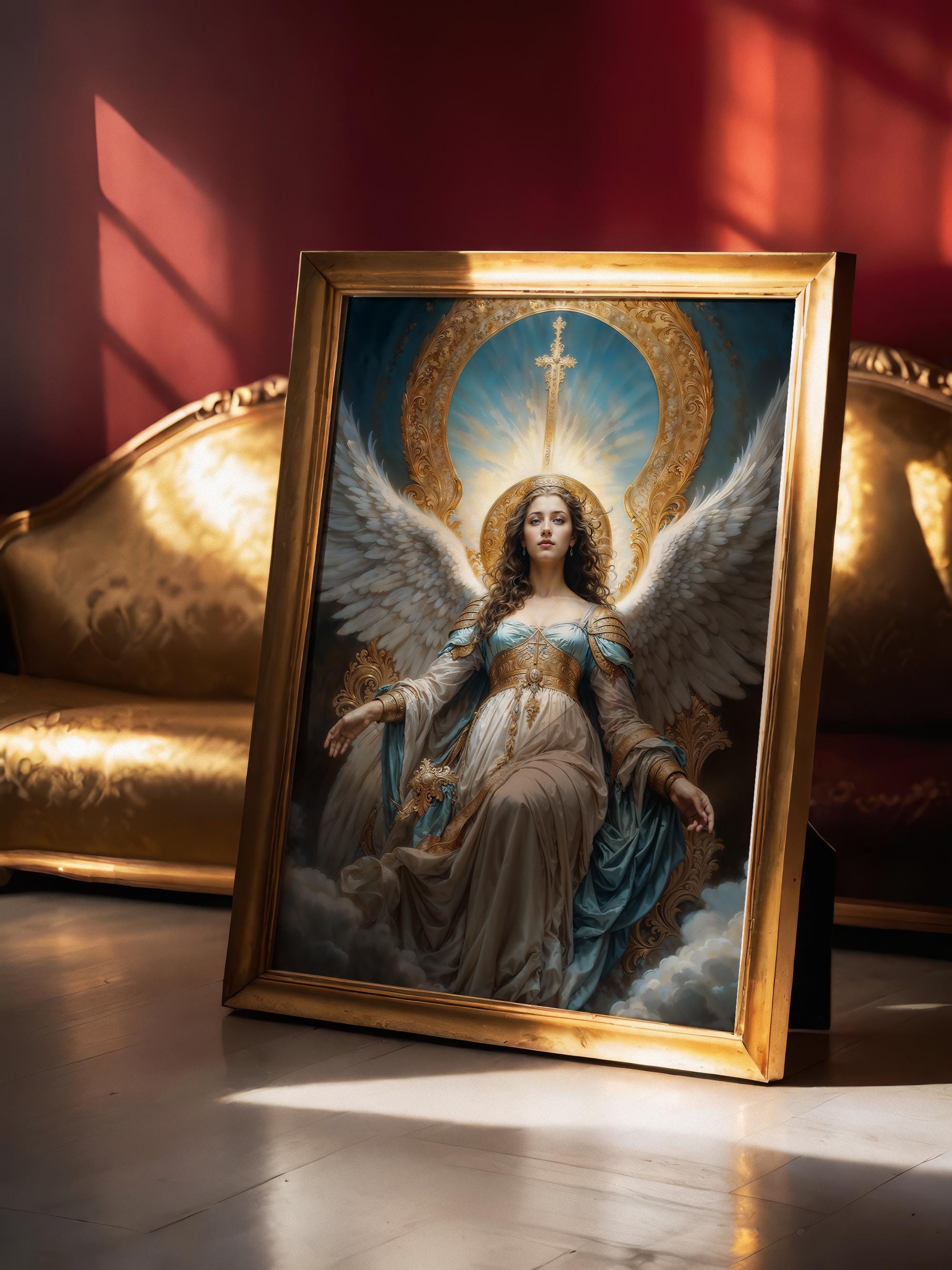 大天使ジョフィエル、ファンタジーイラスト、すぐにダウンロードできる