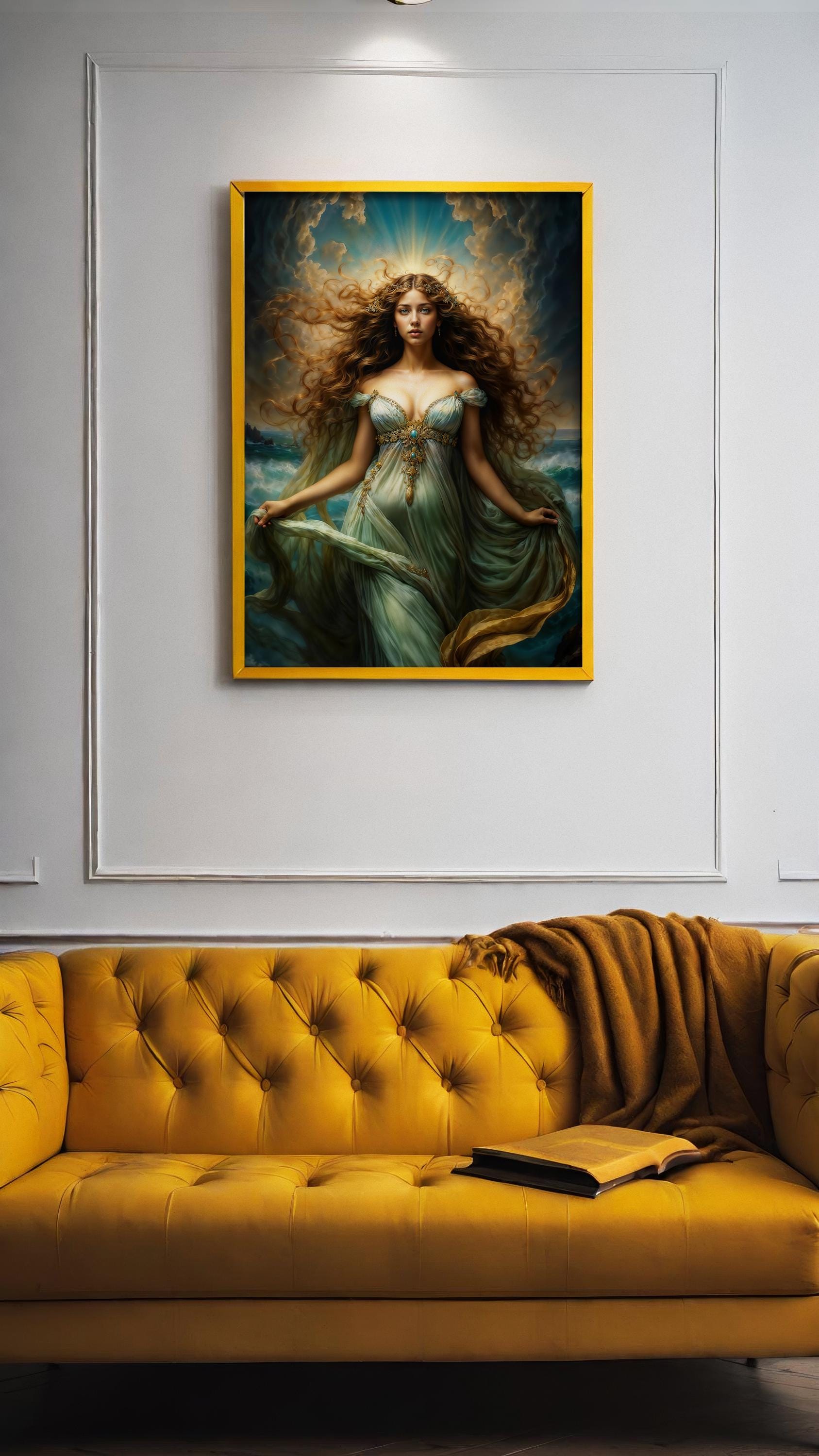 比類なき美しさのアフロディーテ、ファンタジーイラスト、すぐに