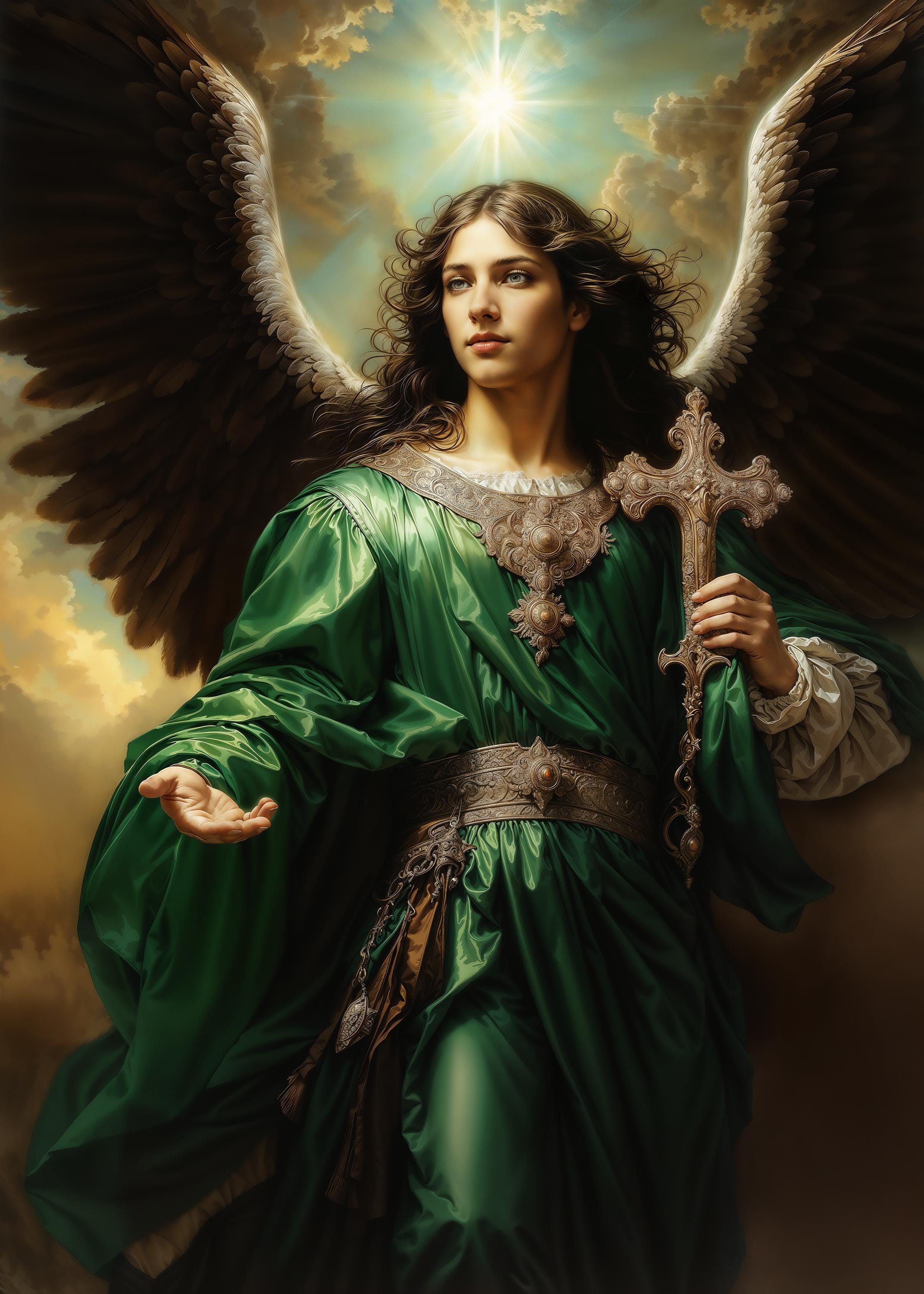 Archangel Raphael Color