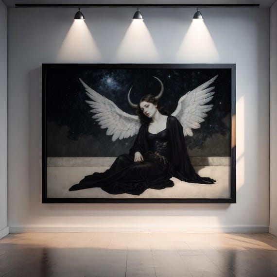 『A Holy Night of Angels.*』シーグラスアート Azrael – Archangel of Transition, Grief Healing & Sacred Closure