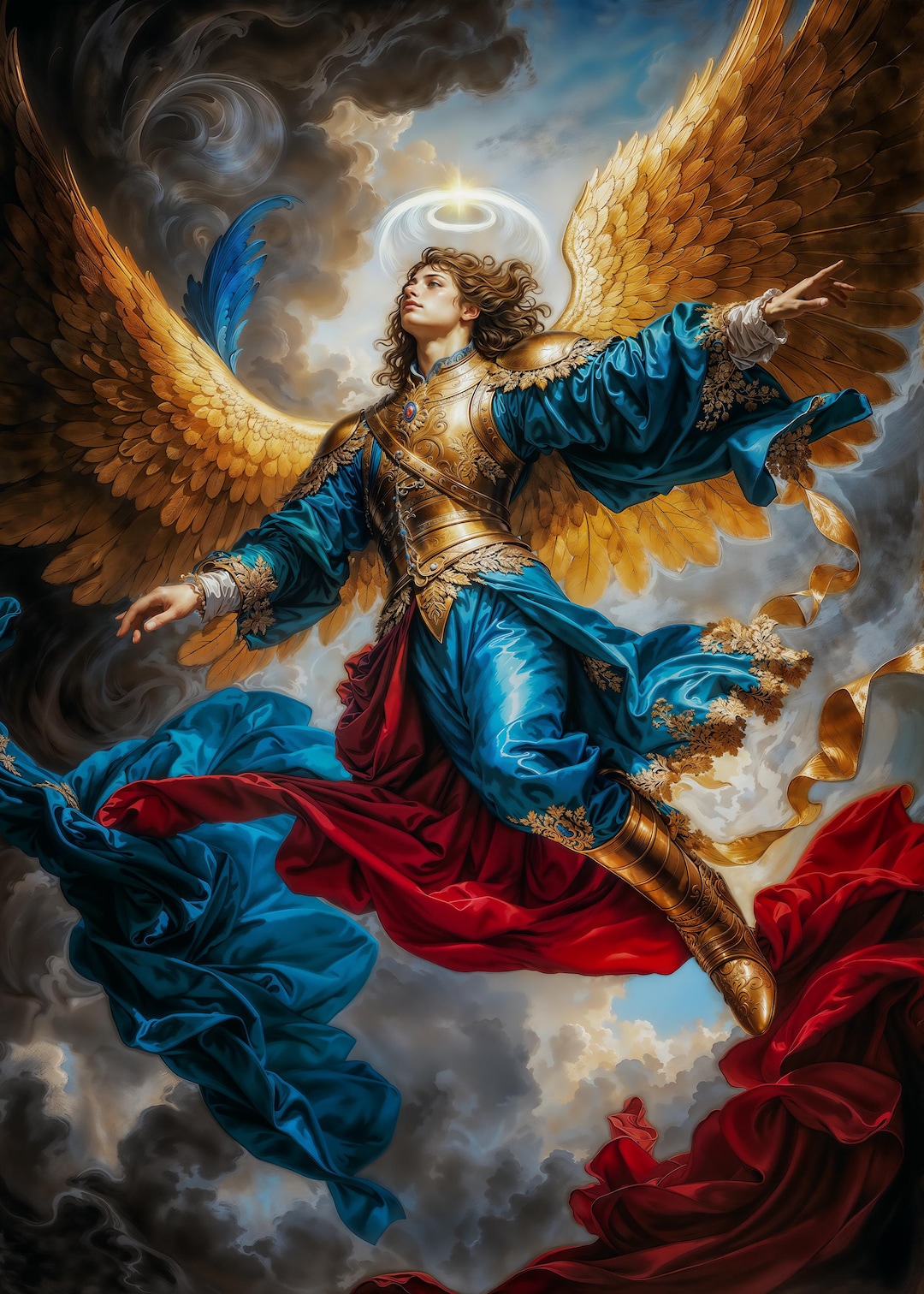 美品アンディ・レイキー☆大天使ウリエルUriel アクリル原画 サイン付き il_1080xN.7104532528_mj41.jpg