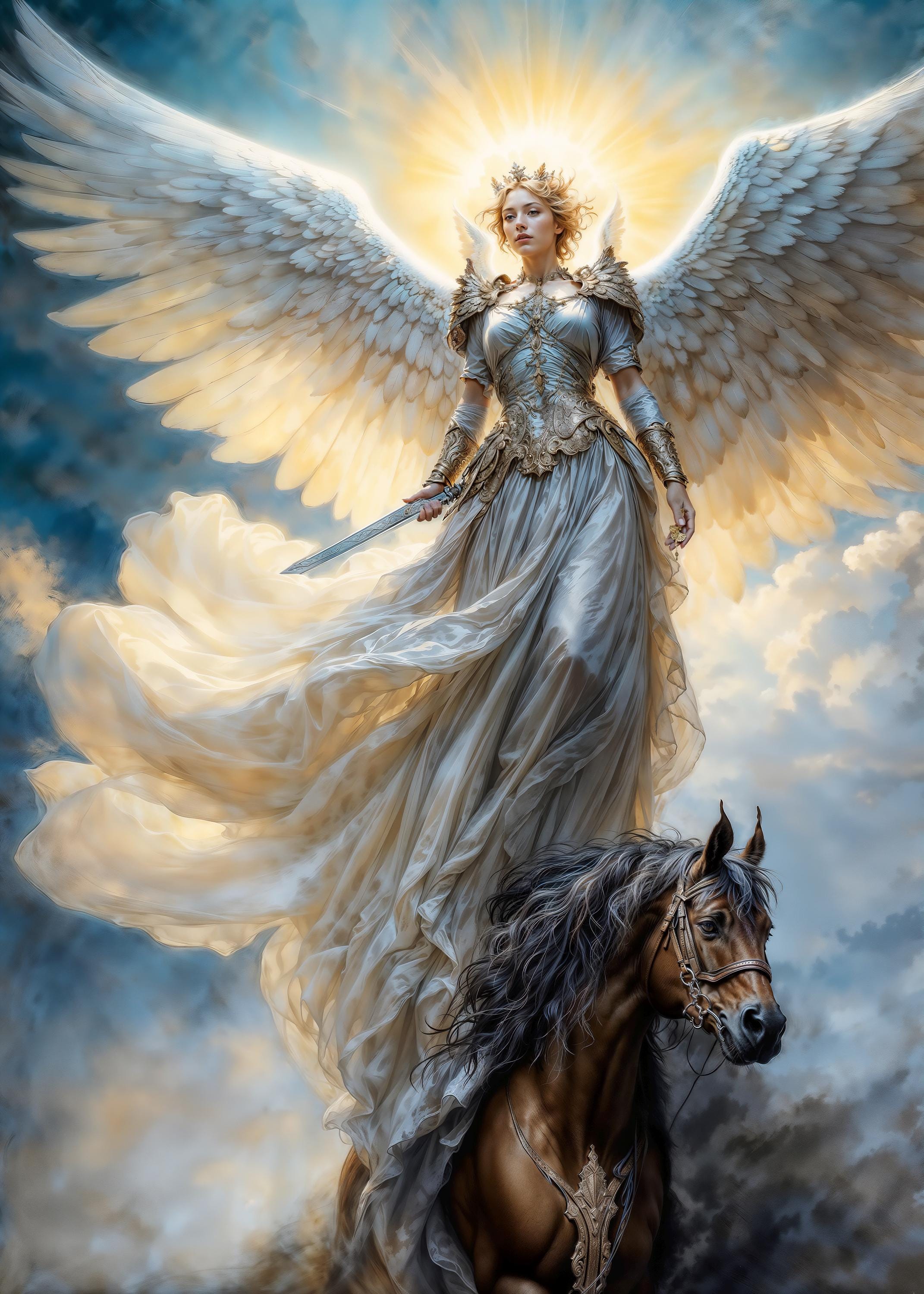 Archangel Haniel Heaven's Lightbearer, Archangel Fantasy