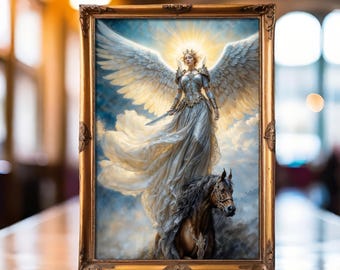 Haniel, Archangel of Spectra 4枚 Archangel Haniel Heaven's Lightbearer, Archangel Fantasy