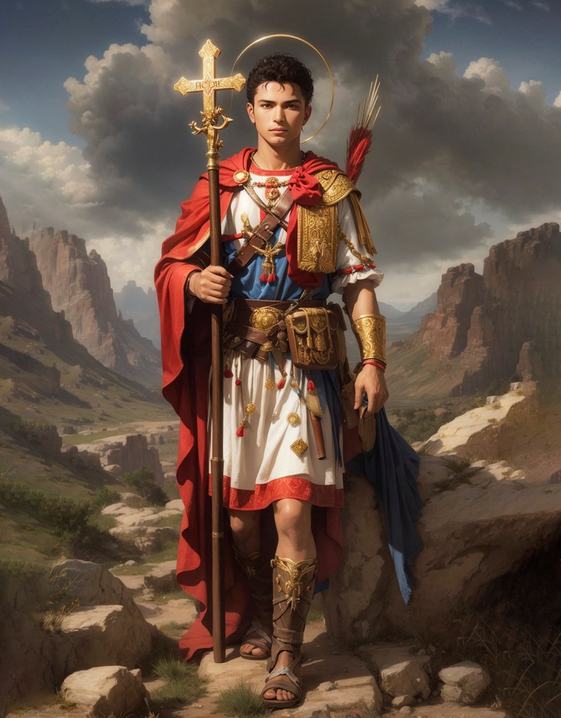 Divine Devotion Saint Expedite Digital Art Download Instant Etsy