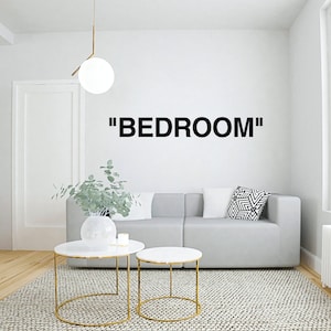 Hypebeast "Bedroom" Wall Decal + Free Sticker Pack