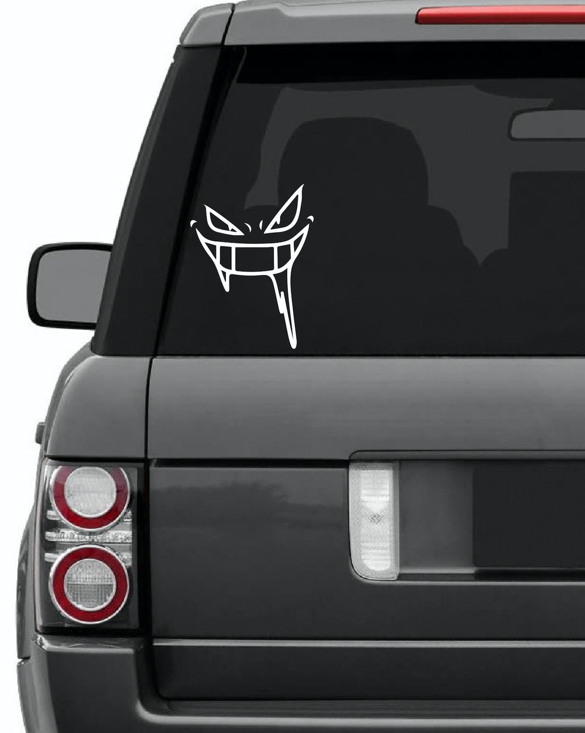  Gengar Character Silhouette Vinyl Sticker Car Decal (6 Black)  : Automotive