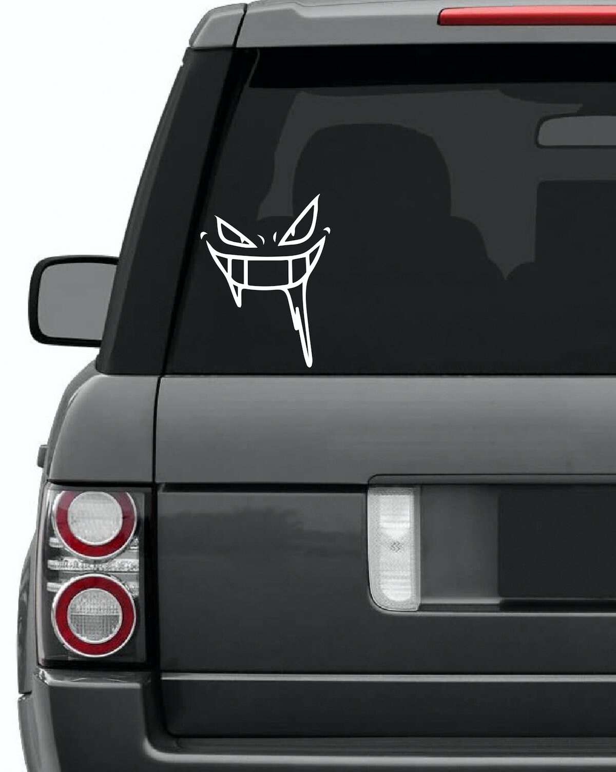  Gengar Character Silhouette Vinyl Sticker Car Decal (6 Black)  : Automotive