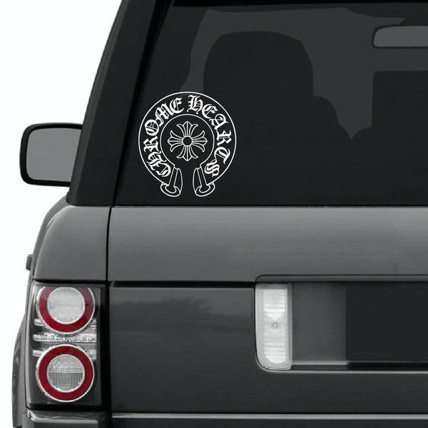 Chrome Hearts Wreath | Designer | High Fashion Car Decal + Buy One Get One