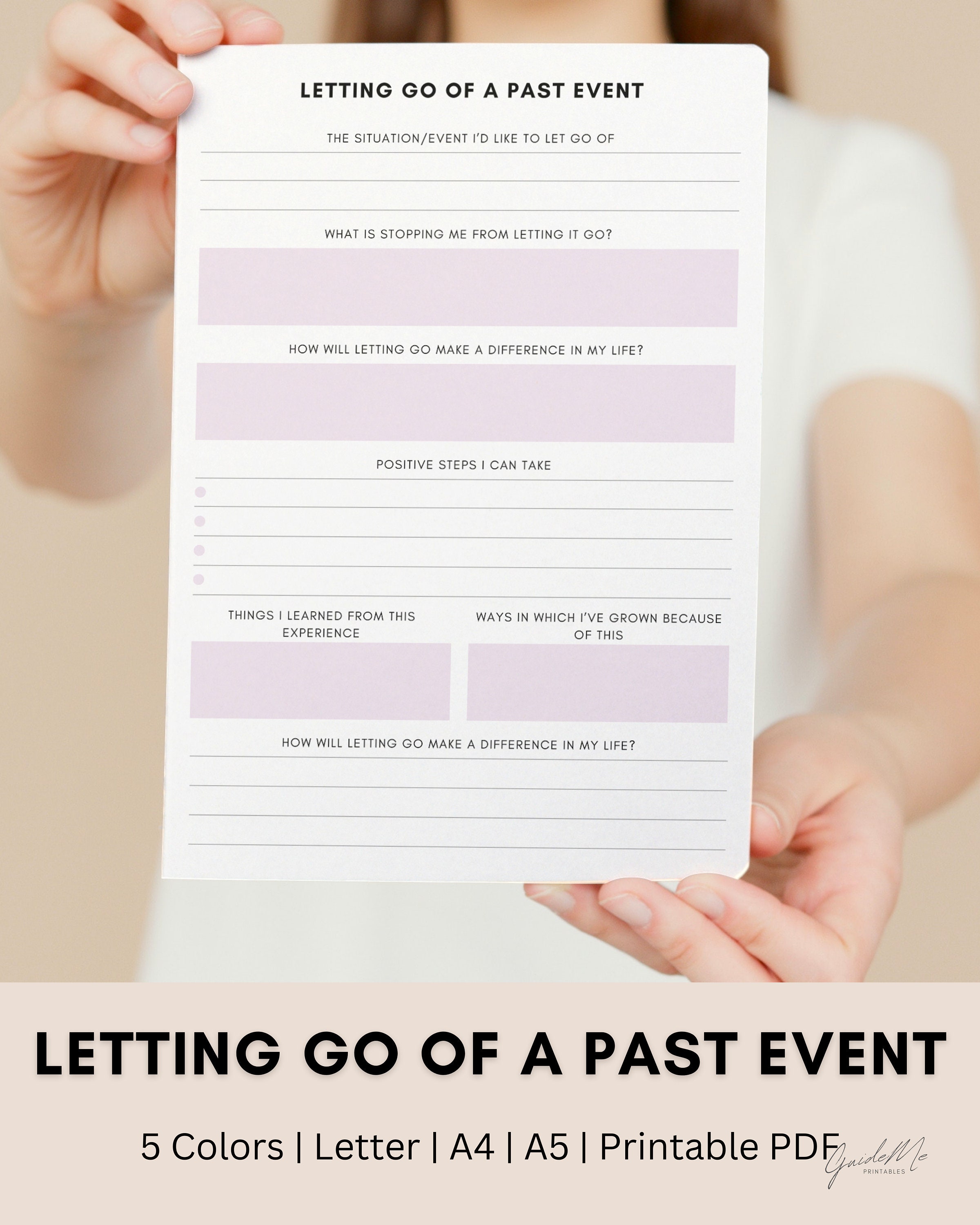 Emotional therapy for past events.