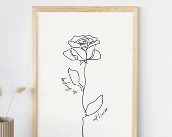 Healing is Not Linear Print: Therapy Office Decor (Digital Download)