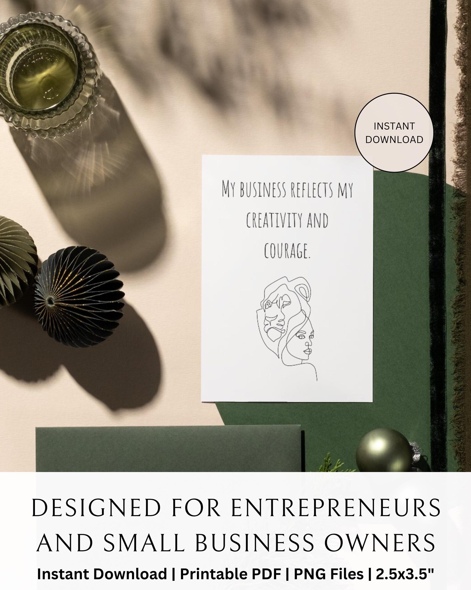 32 Business Printable Affirmation Cards, Entrepreneur Affirmations ...